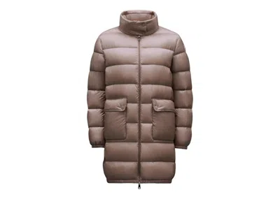 Pre-owned Moncler Women's Abricotier Down Jacket In Oatmeal Beige