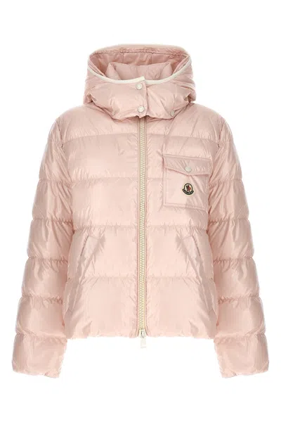 Moncler Andro Puffer Jacket In Pink