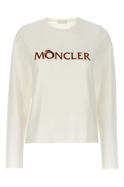 Moncler Women 'anno Del Drago' T-shirt In White