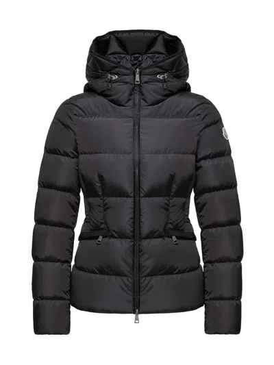 Moncler Women's Avoce Fitted Down Jacket In Black