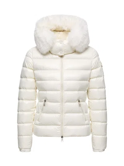 Moncler Women's Badyf Short Down Jacket In White