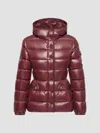Moncler Multicolor Goose Down Full-length Jacket In Brown