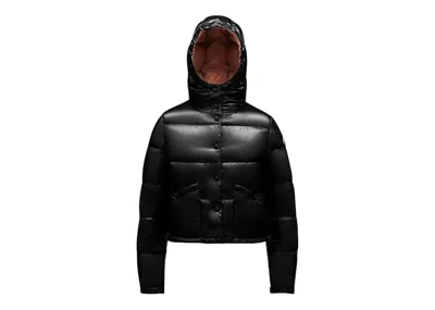 Pre-owned Moncler Women's Bardanette Short Down Jacket In Black