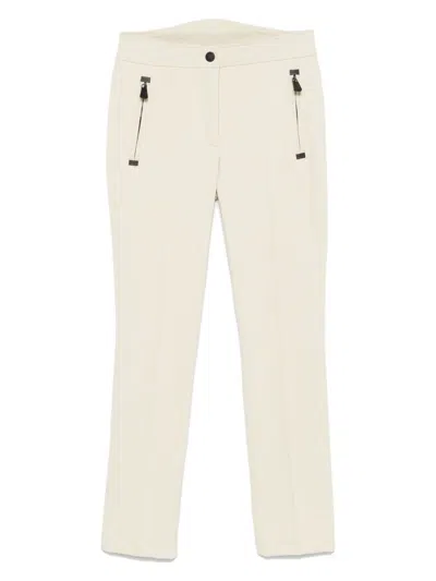 MONCLER WOMEN'S BEIGE SPORT PANTS