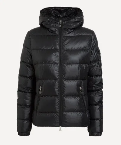 Moncler Women's Black Gles Hooded Short Down Jacket