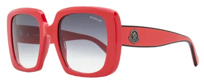 Moncler Women's Blanche Sunglasses Ml0259 66b Red 53mm In Multi
