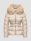 Moncler Boed Down Jacket In Neutral