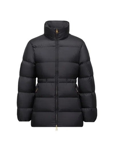 Moncler Women's Brossette Puffer Jacket In Animal Print
