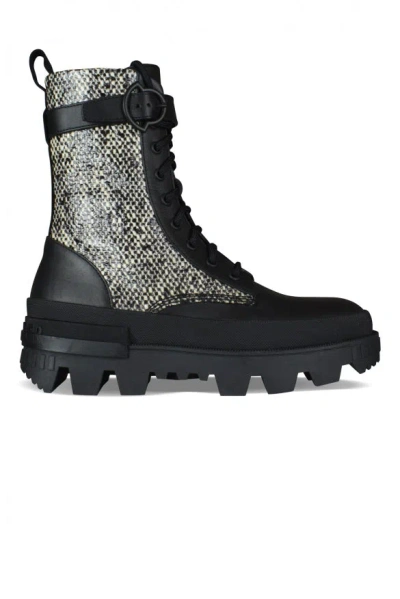 Moncler Women Carinne Ankle Boots In Black
