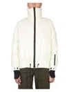 Moncler Logo-patch Padded-design Jacket In White
