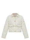 Moncler Cropped Quilted Coat
