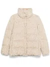 Moncler Cochevisse Lurex Boucle Puffer Jacket In Multicolor