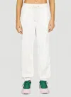 Moncler Grenoble Women Cotton-and-linen-blend Track Pants In White