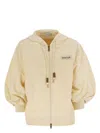 Moncler Women Cotton Sweatshirt With Hood And Zip