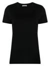 Moncler Short-sleeved Crewneck T-shirt In Black