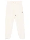Moncler Women Cotton Track Pants White