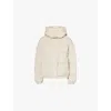 Moncler Womens Cream Dais Chenille-texture Shell-down Jacket In Cream