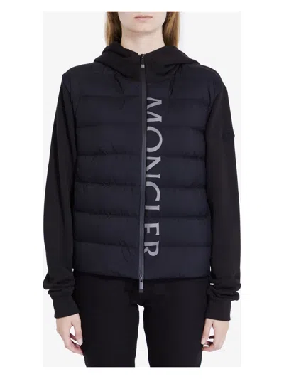 MONCLER WOMEN'S DIAGONAL-QUILTED SWEATSHIRT