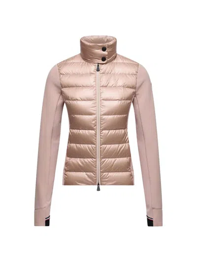 Moncler Women's Down Filled Sweatshirt In Pink