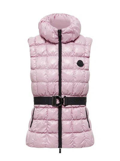 Moncler Women's Emilion Puffer Vest In Pink