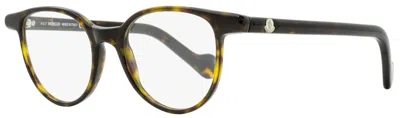 Moncler Women's Eyeglasses Ml5032 052 Dark Havana 47mm In Multi