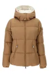 Moncler Beige Fourmines Down Jacket In Cream