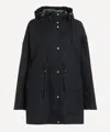 Moncler Navy Gaillon Parka Short Hood In Black