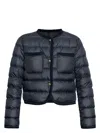 Moncler Gencay Short Down Jacket In Blue