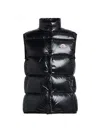 Moncler Ghany Nylon Down Vest In Black