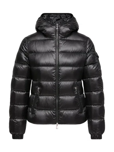 Moncler Long-sleeved Down Jacket In Black
