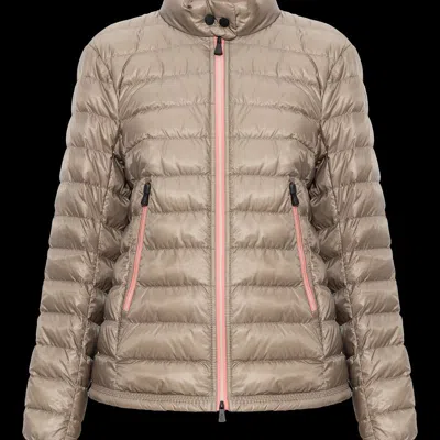 Moncler Women's Grenoble Beige Day-namic Down Puffer Coat In Brown