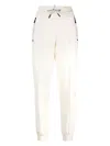 Moncler Day-namic Logo Embroidered Pants In Beige