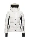 Moncler Grenoble Ivory Stretch Polyester Guyane Down Jacket In White