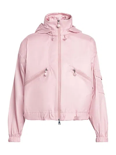 Moncler Women's Hemar Windbreaker Jacket In Pink