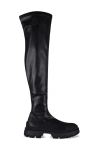 Moncler Hevea Over The Knee Boot In Black