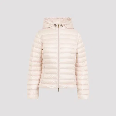 Moncler Women's Hooded Down Jacket In Nude
