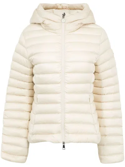 Moncler Women Ige Hooded Lightweight Short Down Jacket In White