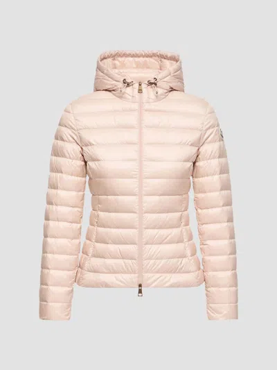 Moncler Igelhood Water-repellent Hooded Down Jacket In Pink