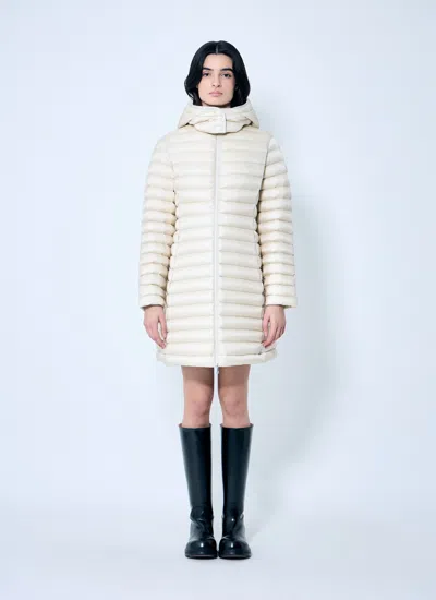 Moncler Women Igelong Hooded Down Jacket In White