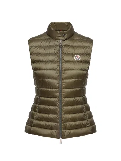 Moncler Women's Igens Puffer Vest In Green