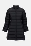 Moncler Midi Igesse Puffer Jacket In Black
