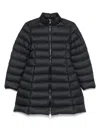 Moncler Igesse Long Down Jacket In Blue