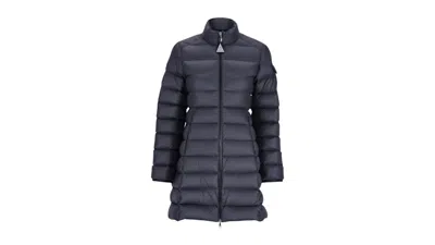 Pre-owned Moncler Women's Igesse Mid Down Jacket In Black