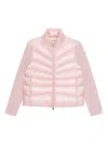 Moncler Padded Wool Cardigan Clothing In Multi