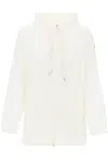 Moncler Vabre Zip-up Jacket In White