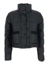 Moncler Jarcieu Nylon Down Jacket In Blue
