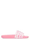 Moncler Jeanne Rubber Slides In Pink