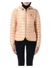 Moncler Karura 2-in-1 Hooded Short Down Jacket In Pink