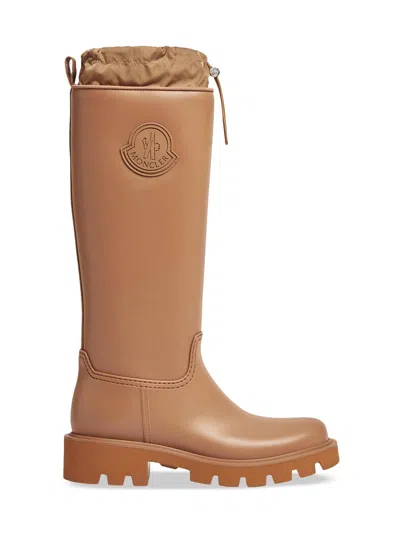 Moncler Women's Kickstream High Boots In Brown