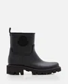 Moncler Ginette Waterproof Rain Boot In Black